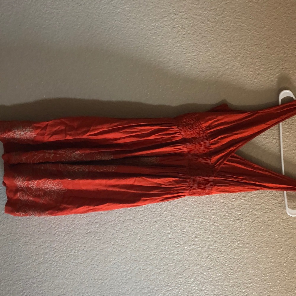 Orange dress let chateau